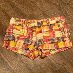 American Eagle Madras shorts size 8